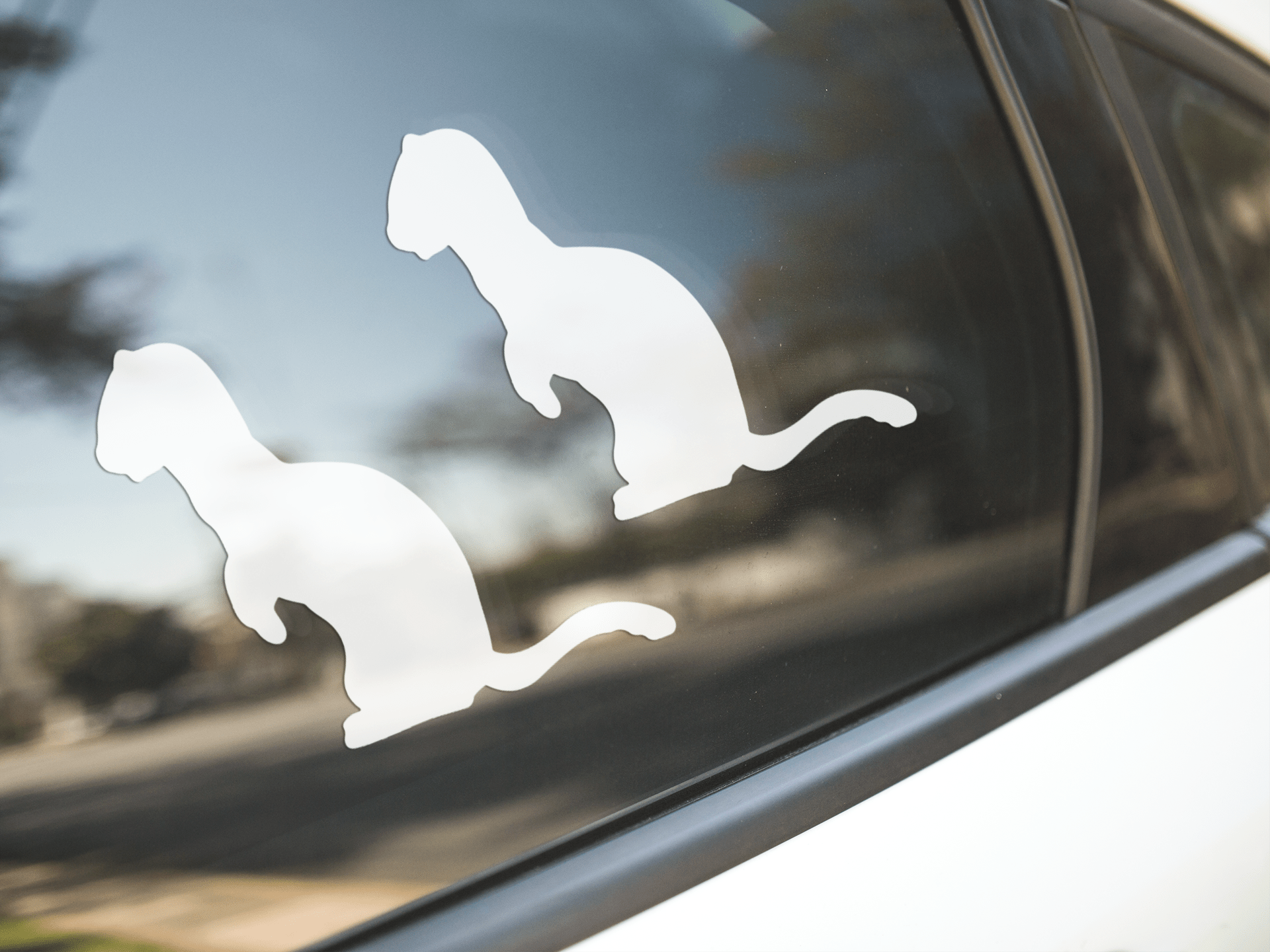 Ferret Silhouette Sticker