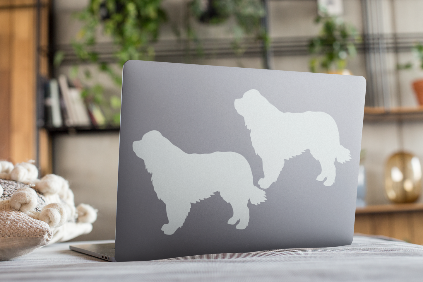 Newfoundland Dog Silhouette Sticker