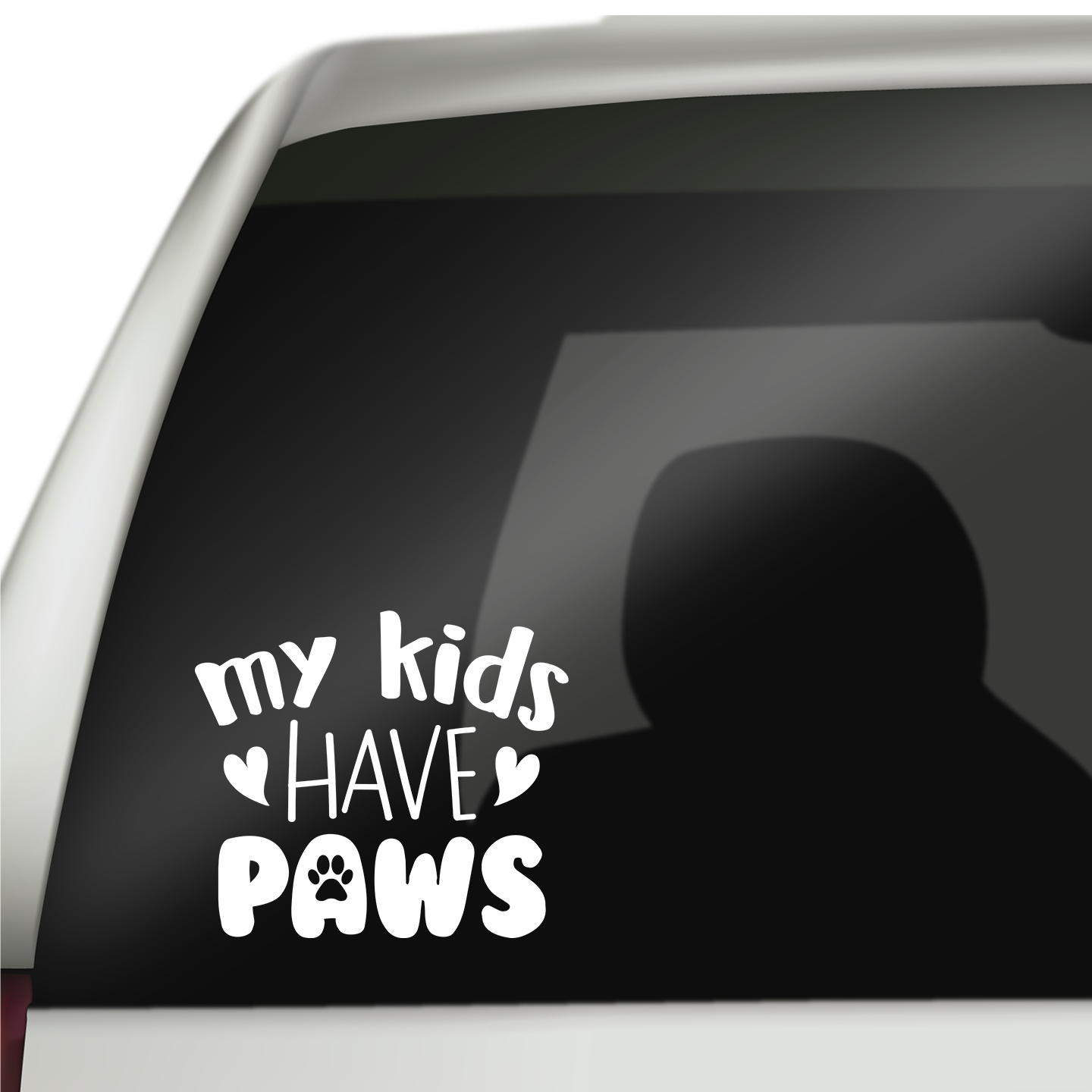 My Kids Have Paws Sticker