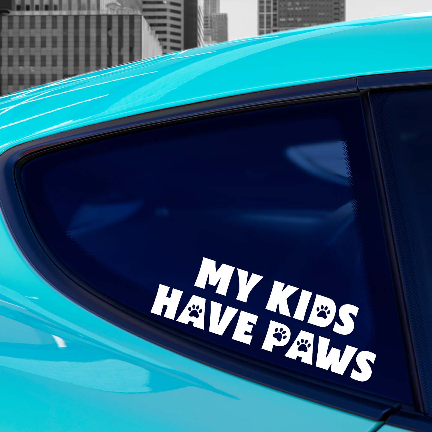 My Kids Have Paws Sticker