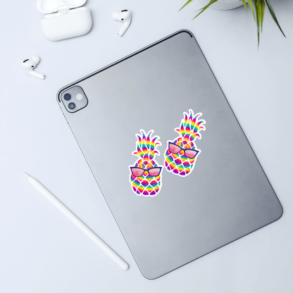 Pineapple Colourful Stickers