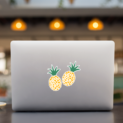 Pineapple Heart Stickers