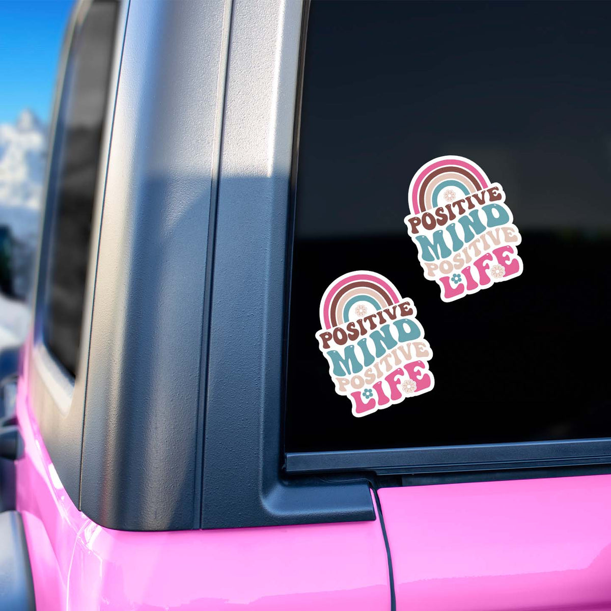 Sticker Feeling Positive Positive Mind Positive Life Stickers | Motivational Feel Good – Pet ...