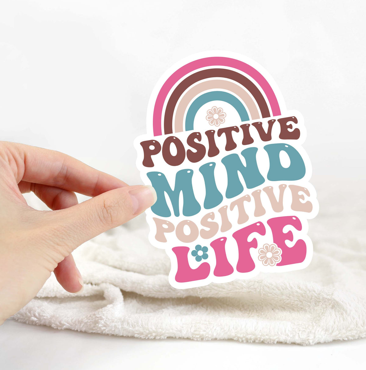 Sticker Feeling Positive Positive Mind Positive Life Stickers | Motivational Feel Good – Pet ...