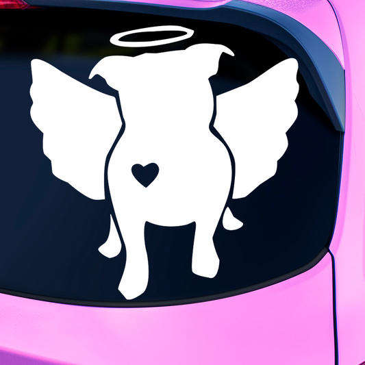 Staffordshire Bull Terrier With Wings Sticker