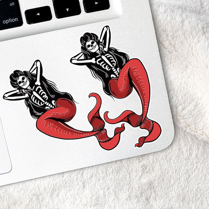 Sugar Skull Mermaid Sticker