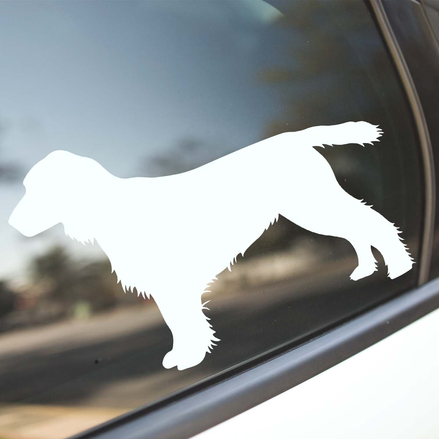 English Cocker Spaniel Silhouette Stickers