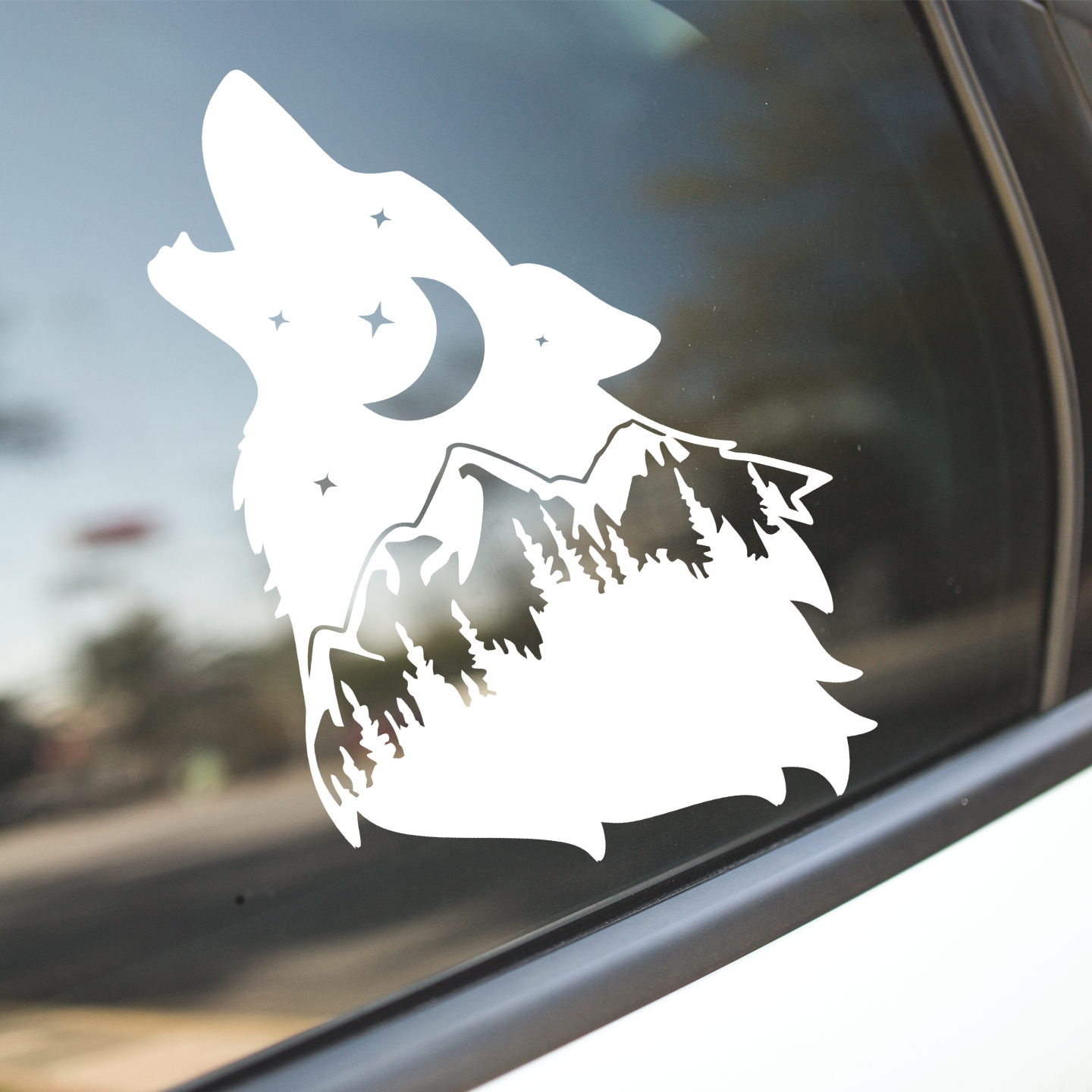 Wolf Forest Sticker
