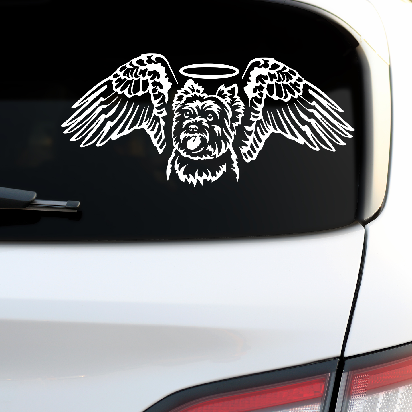 Yorkshire Terrier Angel Dog Sticker