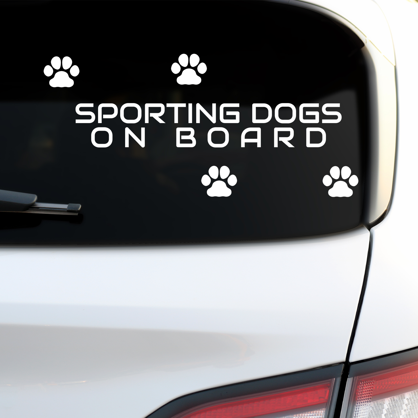 Sporting Dogs On Board Sticker