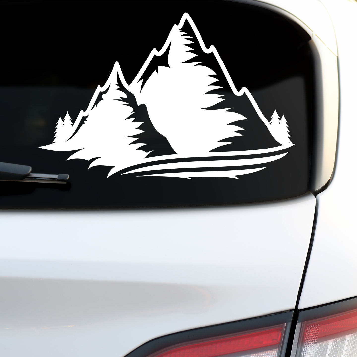 Mountain Forest Decal