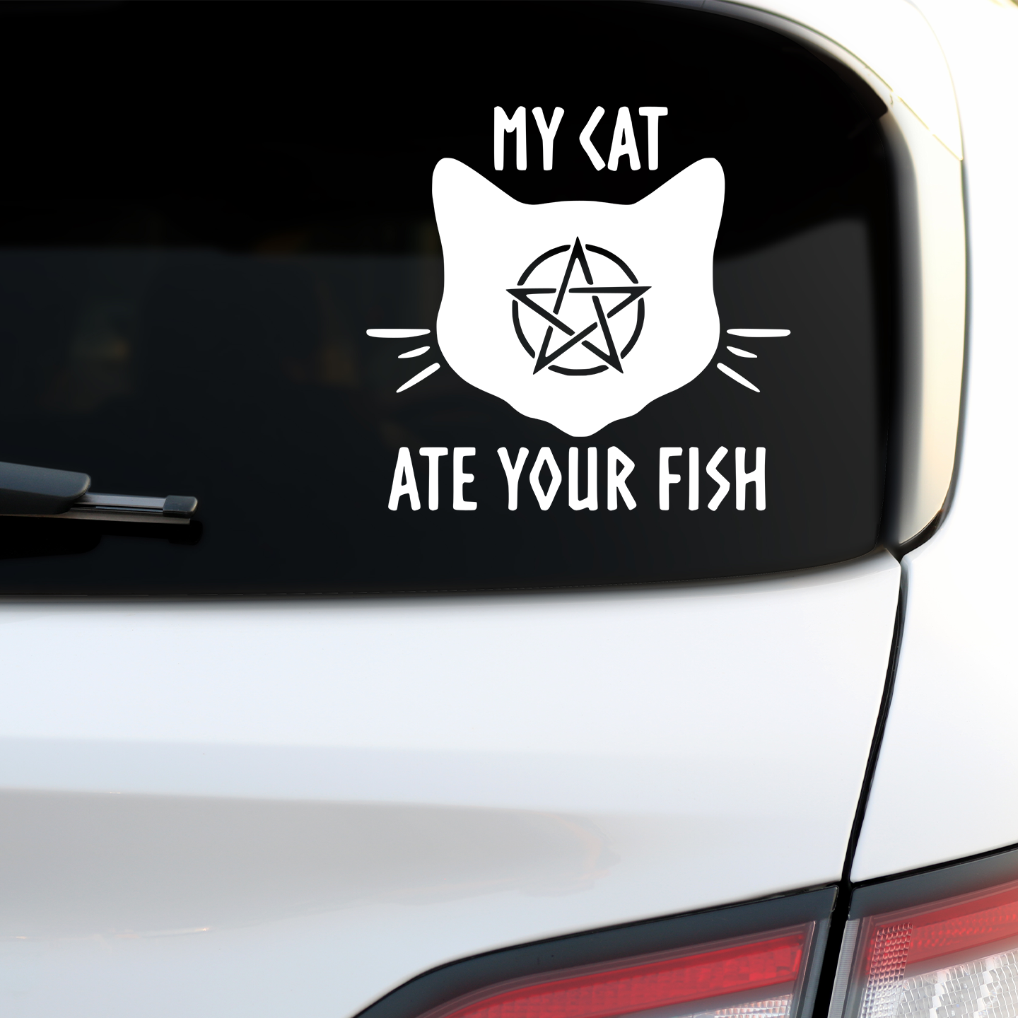 My Cat Ate Your Fish Sticker