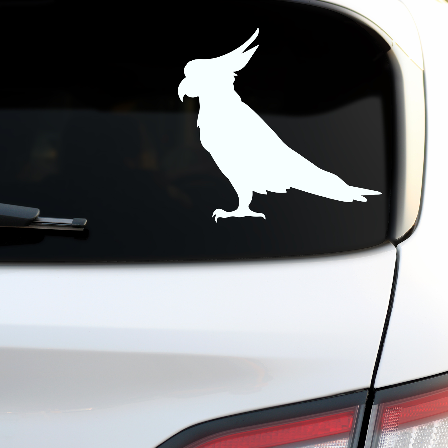 Cockatoo Silhouette Stickers