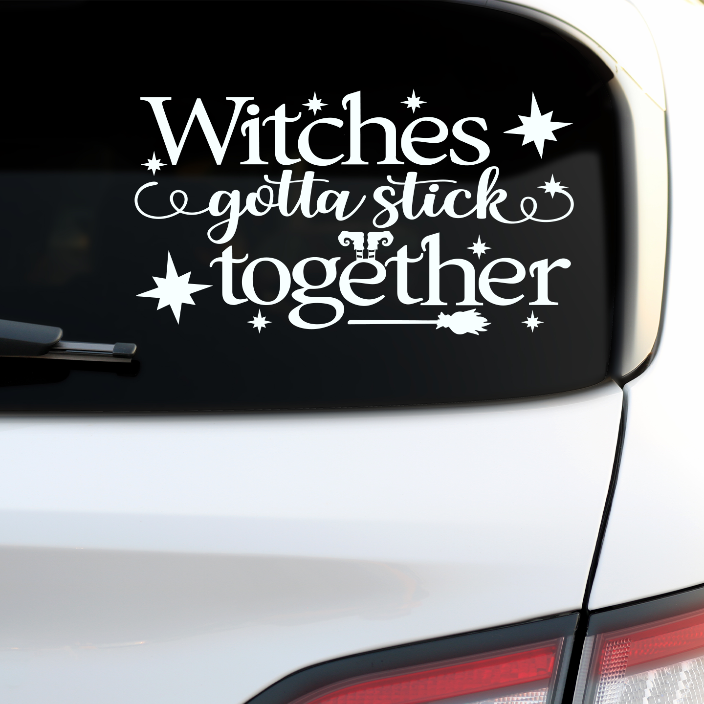 Witches Gotta Stick Together Sticker