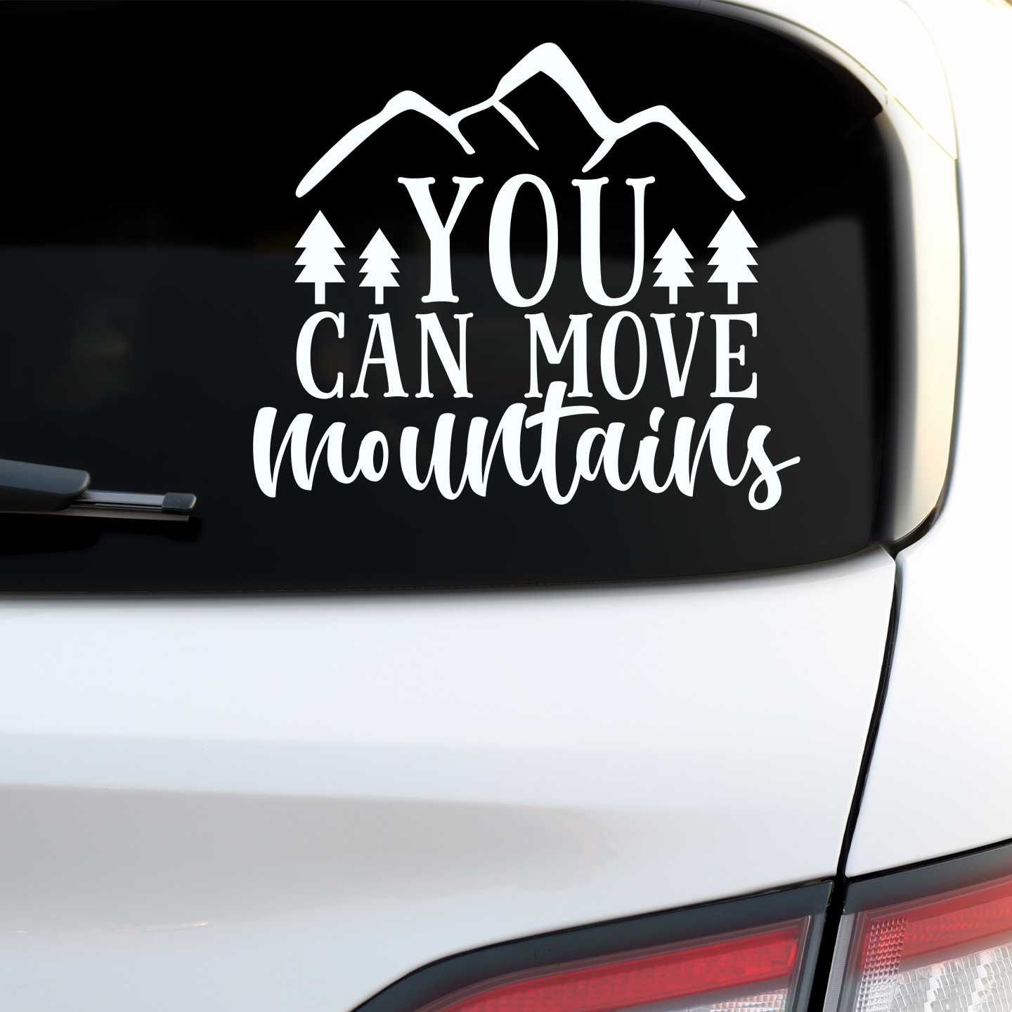 You Can Move Mountains Sticker