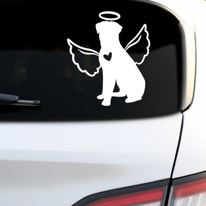 Rottweiler With Angel Wings Sticker