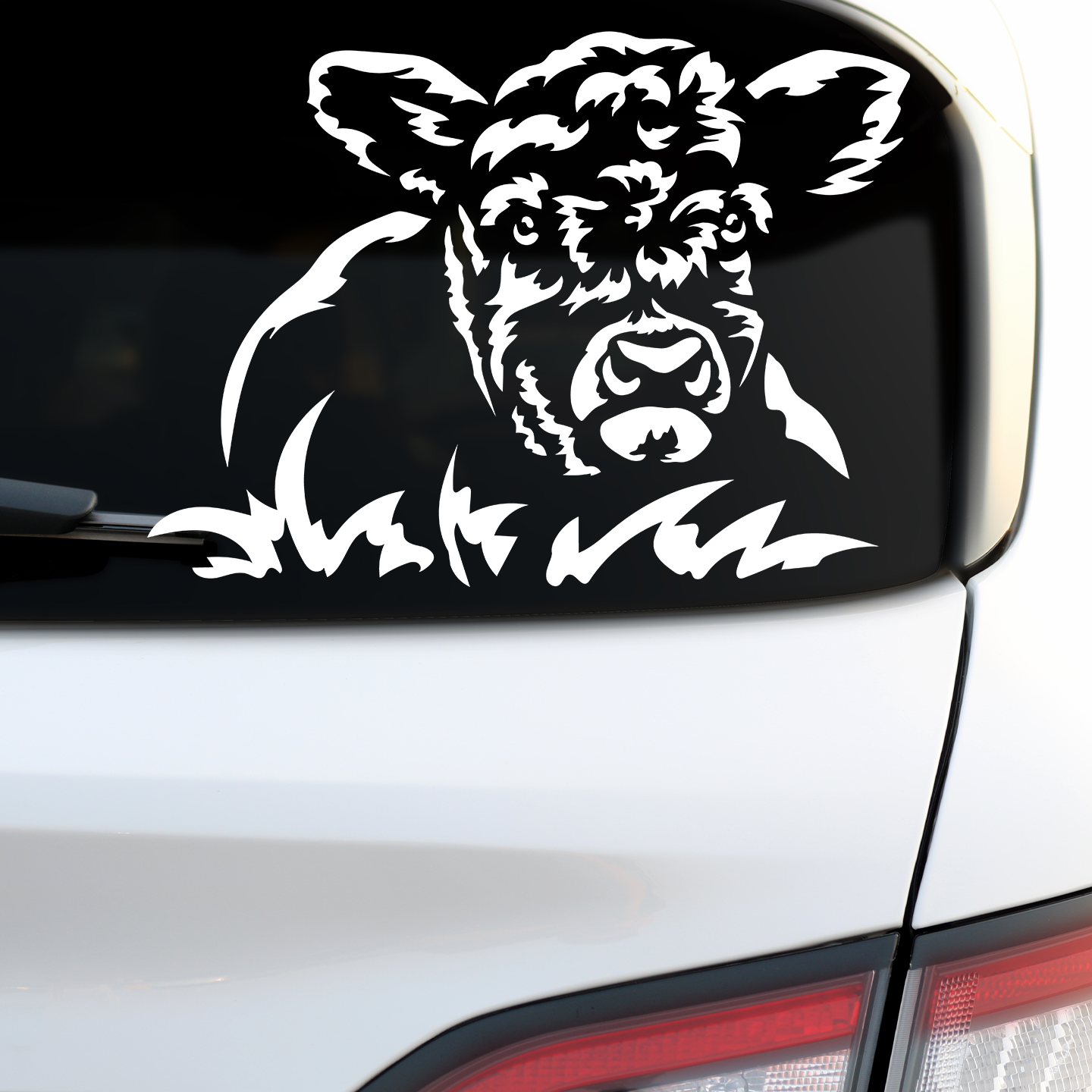 Highland Cow Calf Sticker