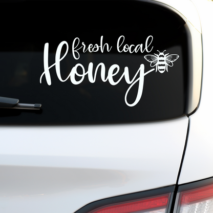 Fresh Local Honey Bee Sticker