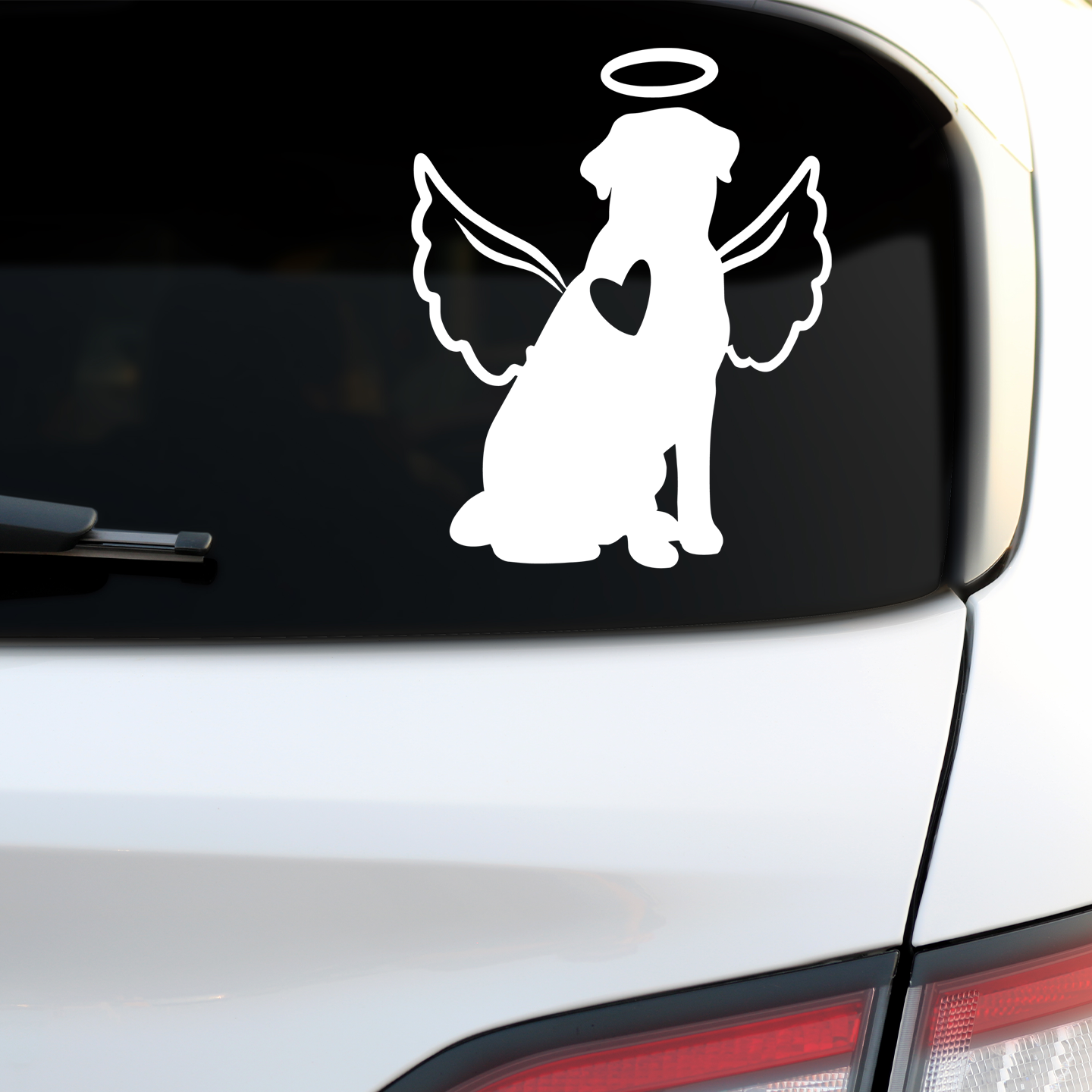 Labrador Retriever With Angel Wings Sticker