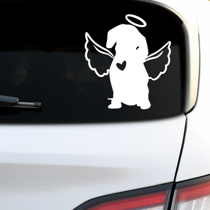 Dachshund With Angel Wings Sticker