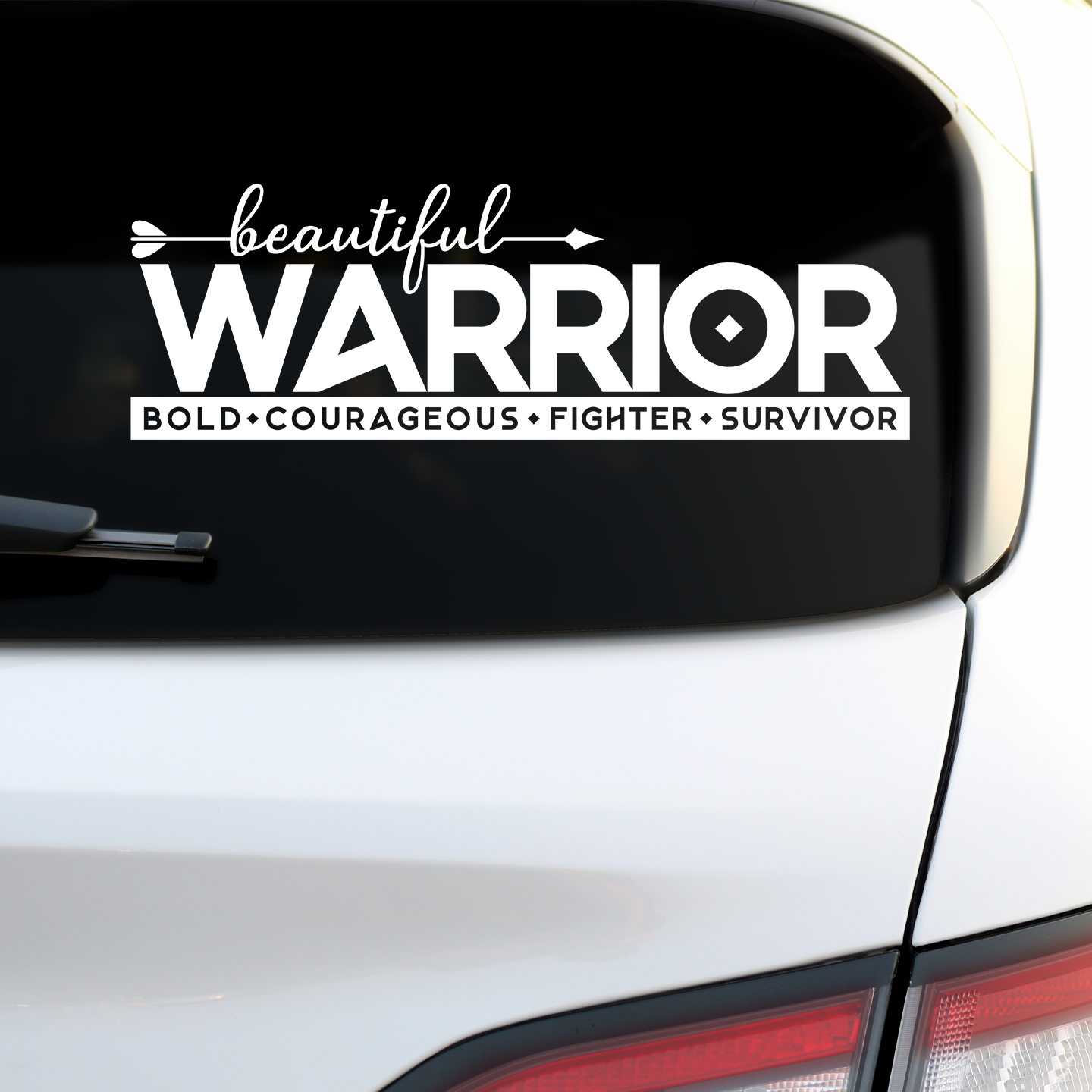 Beautiful Warrior Sticker