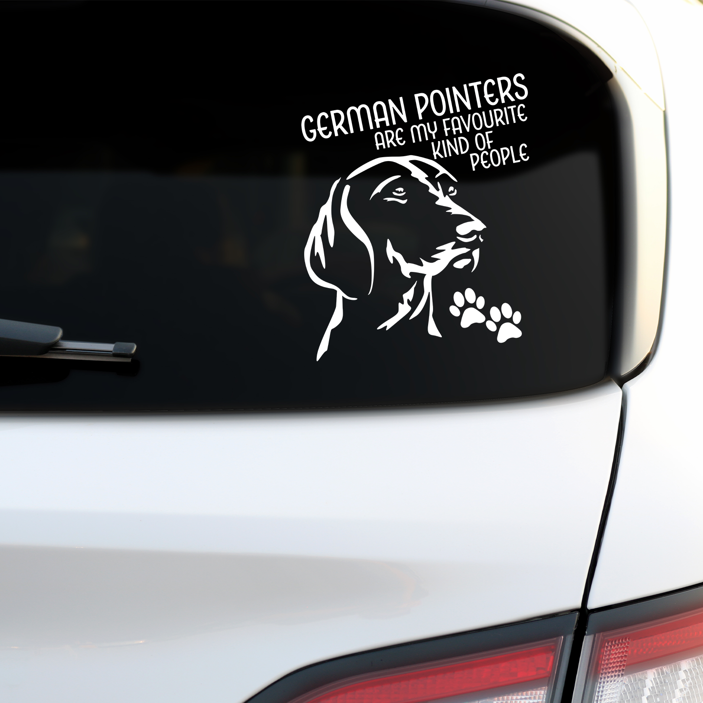 German Pointers Are My Favourite Kind Of People Sticker