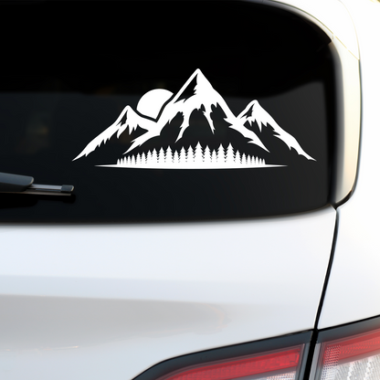 Mountain Forest Decal