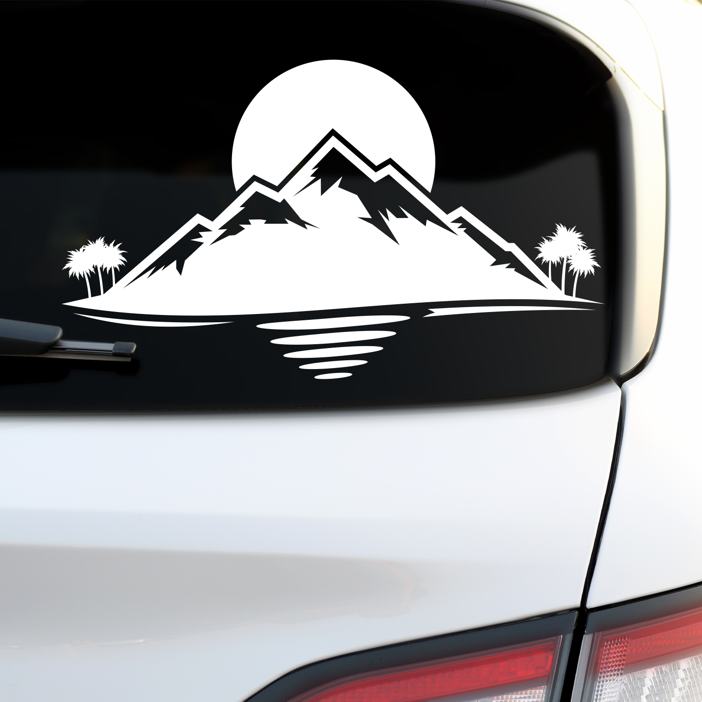 Mountain Sunset Decal