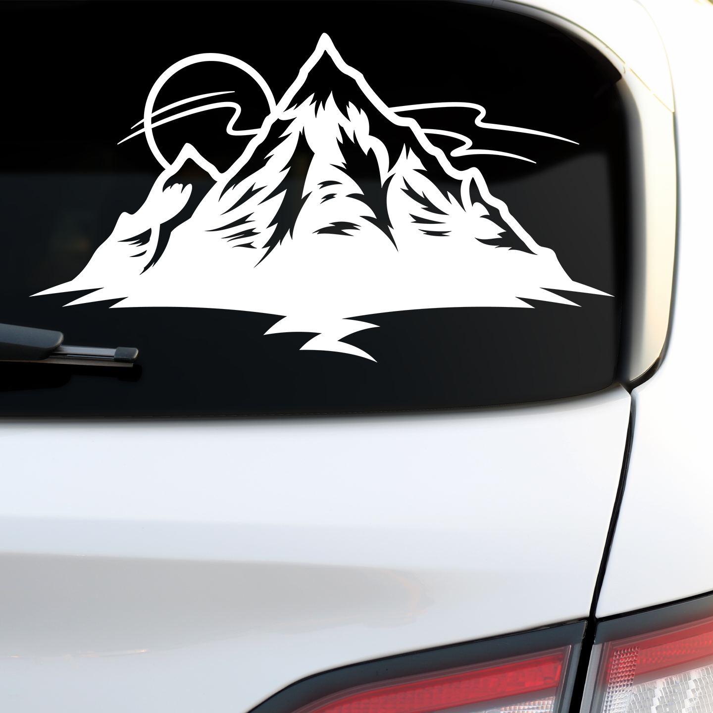 Mountain Sun Decal