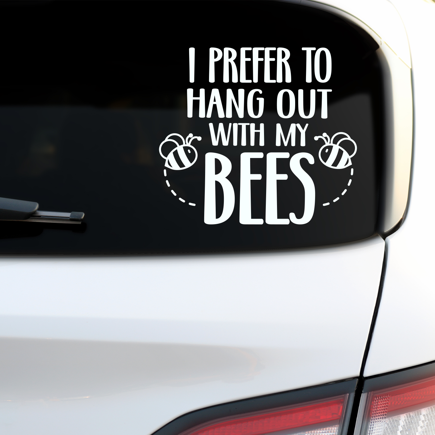 I Prefer To Hang Out With My Bees Sticker