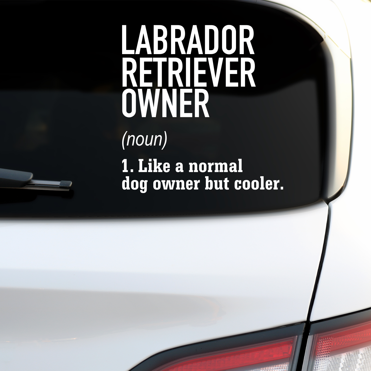 Labrador Retriever Owner Sticker